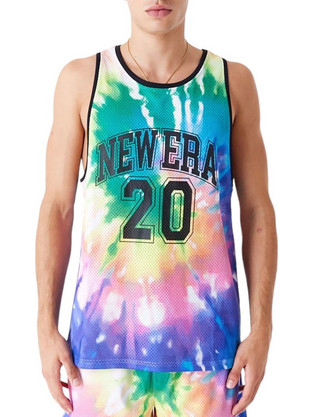 New Era Ne Tie Dye Ανδρικό Αθλητικό T-Shirt Πολύχρωμο 60502642