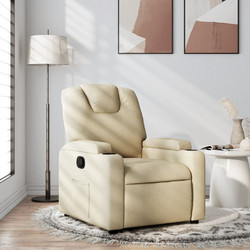 vidaXL Πολυθρόνα Relax Ανακλινόμενη Μπεζ 3205511