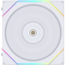 Lian Li Uni Fan TL-LCD Wireless Reverse Case Fan 140mm ARGB με Σύνδεση 4-Pin PWM 9-Pin (USB 2.0) White