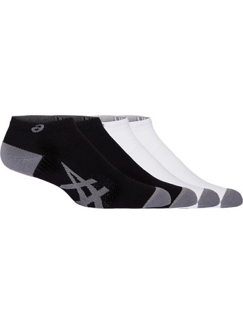 ASICS Ανδρικές Κάλτσες Κοντές Μαύρες Λευκές 3Pack 3013A799-100