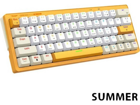 Armaggeddon GMK-100 Ασύρματο Μηχανικό Gaming Πληκτρολόγιο 60% RGB Summer