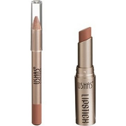 Ushas Cosmetics Lipstick + Lip Liner Ροζ Nude 3.8gr
