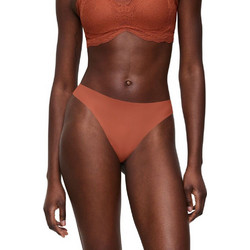 Triumph Γυναικείο String Χωρίς Ραφές με Δαντέλα Rusted 10222212-7838