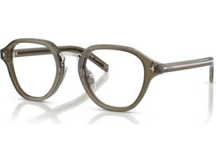 Prada PRC05V 18T1O1 Ανδρικός Σκελετός Γυαλιών Οράσεως Κοκάλινος Καφέ