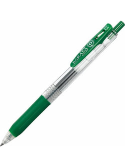 Zebra Sarasa Clip Στυλό Gel 0.5mm Πράσινο ZB-35134