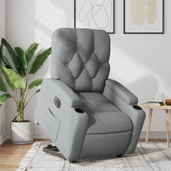 vidaXL Πολυθρόνα Relax Ανακλινόμενη Γκρι 3204734