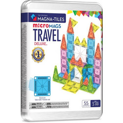Magna-Tiles Μαγνητικά Πλακίδια microMAGS Travel Deluxe 55τμχ
