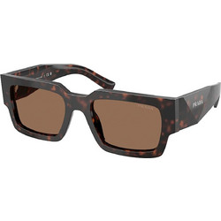 Prada PRB17S 17N06B Γυναικεία Γυαλιά Ηλίου Τετράγωνα Κοκάλινα Ταρταρούγα με Καφέ Φακό