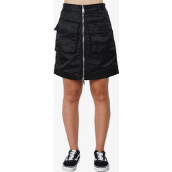 Alpha Industries Μίνι Φούστα Σατέν Ψηλόμεση Cargo Μαύρη 148066-03