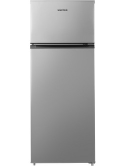 United UDS-1438E Δίπορτο Ψυγείο 210lt Υ143xΠ55xΒ55cm Inox