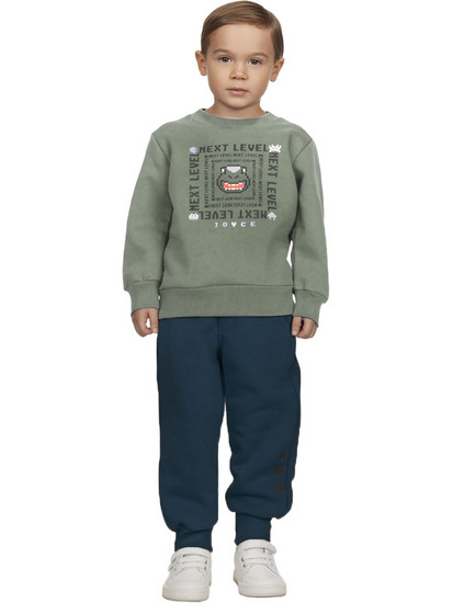 Joyce Παιδικό Σετ Φόρμας Πράσινο Mint Navy Μπλε 2562120