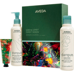 Aveda Serene Spirit Shampure Body Calming Essentials Hand & Body Wash 250ml + Body Lotion 200ml + Hand Relief 40ml