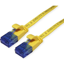 Value U/UTP Cat.6a Καλώδιο Δικτύου Ethernet 1m Yellow 21.99.2031-40