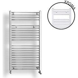 Karag Nile Πετσετοκρεμάστρα Μπάνιου Καλοριφέρ 1180x450mm 471kcal/h Λευκή