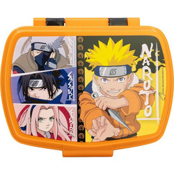 Stor Naruto Πλαστικό Παιδικό Δοχείο Φαγητού Πολύχρωμο