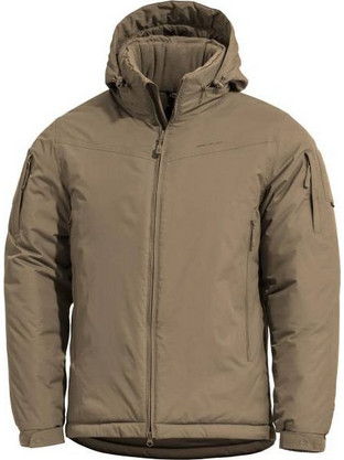 Pentagon Ανδρικό Μπουφάν Χειμωνιάτικο Puffer Καφέ K01012-03
