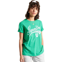 Superdry Γυναικείο Αθλητικό T-Shirt Βεραμάν W1010421A-EVG