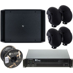 Electro-Voice Evid Pub Bundle Σετ Ηχεία Εξωτερικού Χώρου 200W Μαύρα