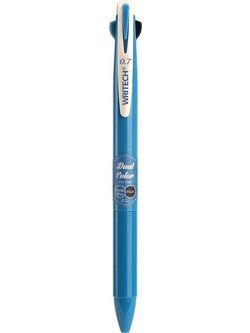 Writech Dual Colour Smoke Blue Στυλό Gel 0.7mm Πολύχρωμο 513853