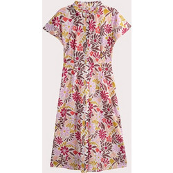 Dpam Midi Καλοκαιρινό Καθημερινό Φόρεμα Floral Ροζ 25S993W1ROB