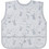 BabyOno Apron Mouse Αδιάβροχη Σαλιάρα Ποδιά Υφασμάτινη με Αυτοκόλλητο Τσέπη & Μανίκια 6m+ Γκρι