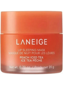 Laneige Lip Sleeping Peach Iced Tea Κρεμώδης Μάσκα Χειλιών για Ενυδάτωση & Καθαρισμό 20ml