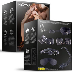 IntoYou Furry BDSM Set Black 7pcs