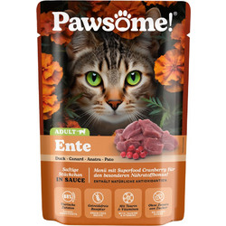 Pawsome Adult with Duck in Sause 3x85gr