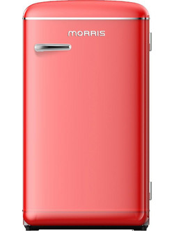 Morris MRS-21090R Retro Μονόπορτο Ψυγείο 93lt Υ85xΠ47xΒ44cm Κόκκινο