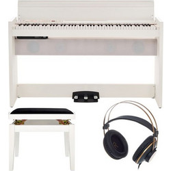 Korg LP-380U Set Ηλεκτρικό Πιάνο Όρθιο με 88 Βαρυκεντρισμένα Πλήκτρα White
