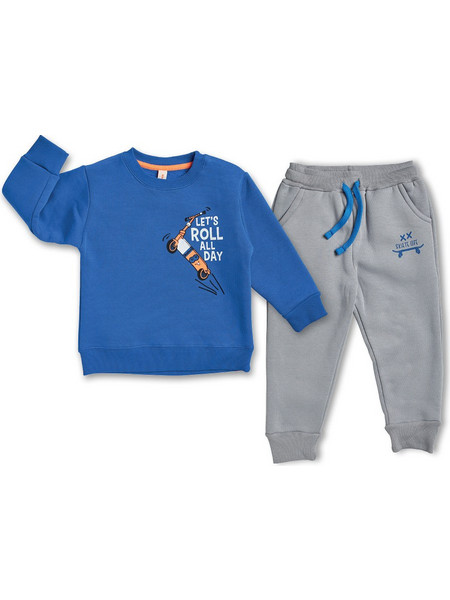 Reflex Παιδικό Σετ Φόρμας Royal Blue Γκρι 73866