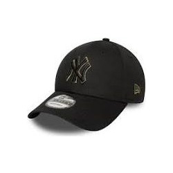 New Era New York Yankees MLB 9FORTY Καπέλο Jockey Υφασμάτινο Μαύρο 60759089