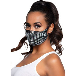 Leg Avenue Coco Rhinestone Face Mask