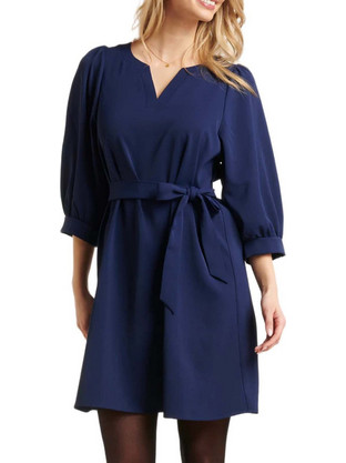 Smashed Lemon Mini Καθημερινό Φόρεμα Navy Μπλε 25634-675