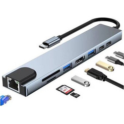 Naxius NXUSCLPD-100 USB-C Docking Station με HDMI PD Ethernet
