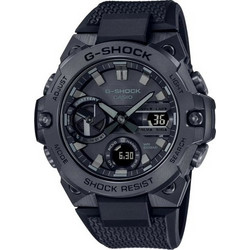 Casio G-Shock Ανδρικό Ρολόι Χρονογράφος με Μαύρο Καουτσούκ Λουράκι GST-B400BB-1AER