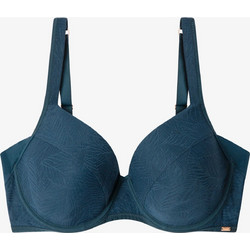 Gisela Σουτιέν Balconette Push Up με Μπανέλα Πετρόλ 2-10126T