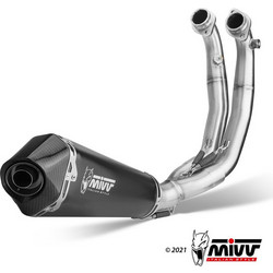 MIVV Delta Race Σετ Εξάτμισης για Aprilia RS 660 Black