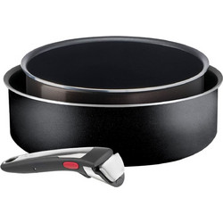 Tefal Ιngenio Σετ Κατσαρόλες από Ανοξείδωτο Ατσάλι με Αντικολλητική Επίστρωση 2τμχ 06317