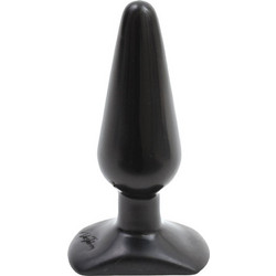 Doc Johnson Classic Smooth Medium Πρωκτική Σφήνα 13.5cm Μαύρη