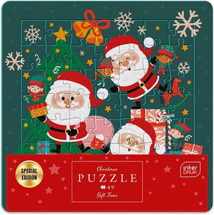 Παιδικό Puzzle interDRUK Xmas Gift Time 49 Κομμάτια