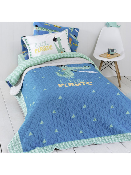 Nima Παιδικό Κουβερλί Μονό 160x220 Little Pirate Μπλε
