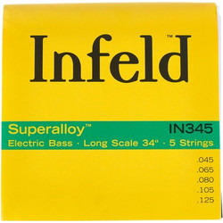 Thomastik-Infeld IN345 Σετ 5 Χορδές Ηλεκτρικού Μπάσου Nickel Plated Steel 45-125"