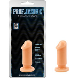 Chisa Novelties Prof. Jason C Slim Small Πρωκτική Σφήνα 8.9cm Δέρματος