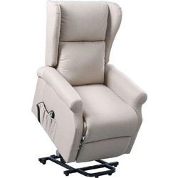 Bakaji Πολυθρόνα Relax Ανακλινόμενη Μπεζ 02053342