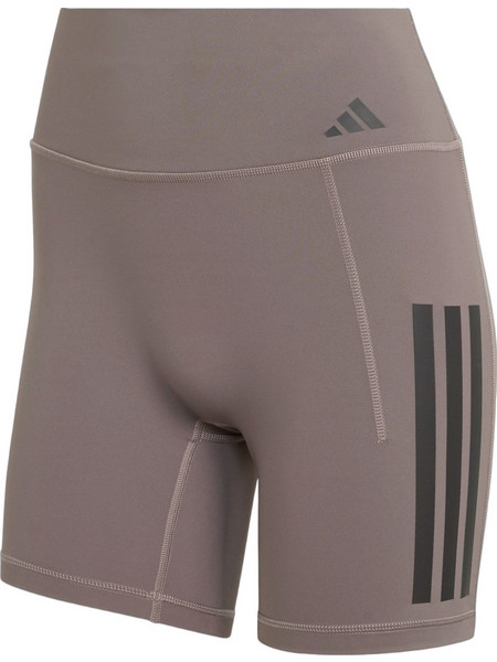 Adidas Optime Workout 3-Stripes Γυναικείο Κολάν Σορτς Ψηλόμεσο Ανθρακί JZ1099