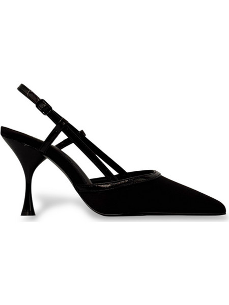 Exe Γόβες Slingback με Λεπτό Ψηλό Τακούνι Μαύρες V470083457N0