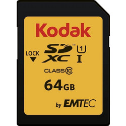 Kodak Ultra Performance SDXC 64GB Class 10 U1 UHS-I