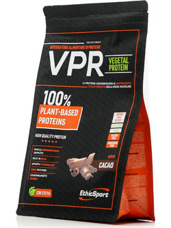 EthicSport VPR Vegetal Cacao Φυτική Πρωτεΐνη Χωρίς Λακτόζη & Γλουτένη 500gr
