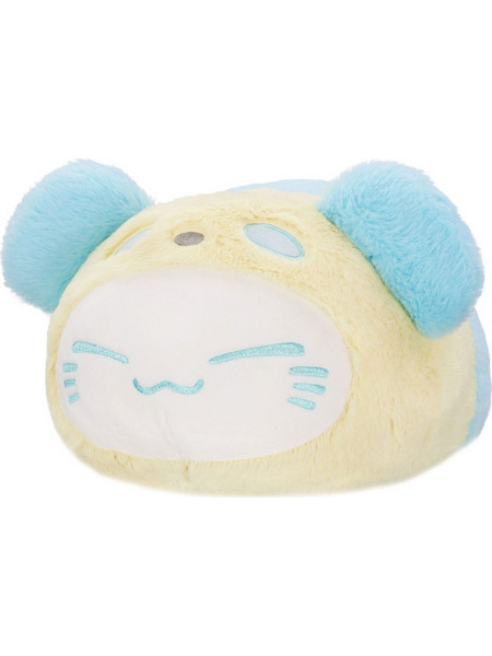 FuRyu Nemuneko Panda Cat Pastel Blue 33cm